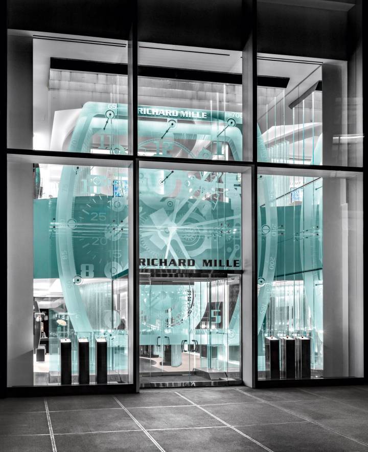 La plus grande boutique Richard Mille au monde a ouvert ses portes l'an dernier à New York