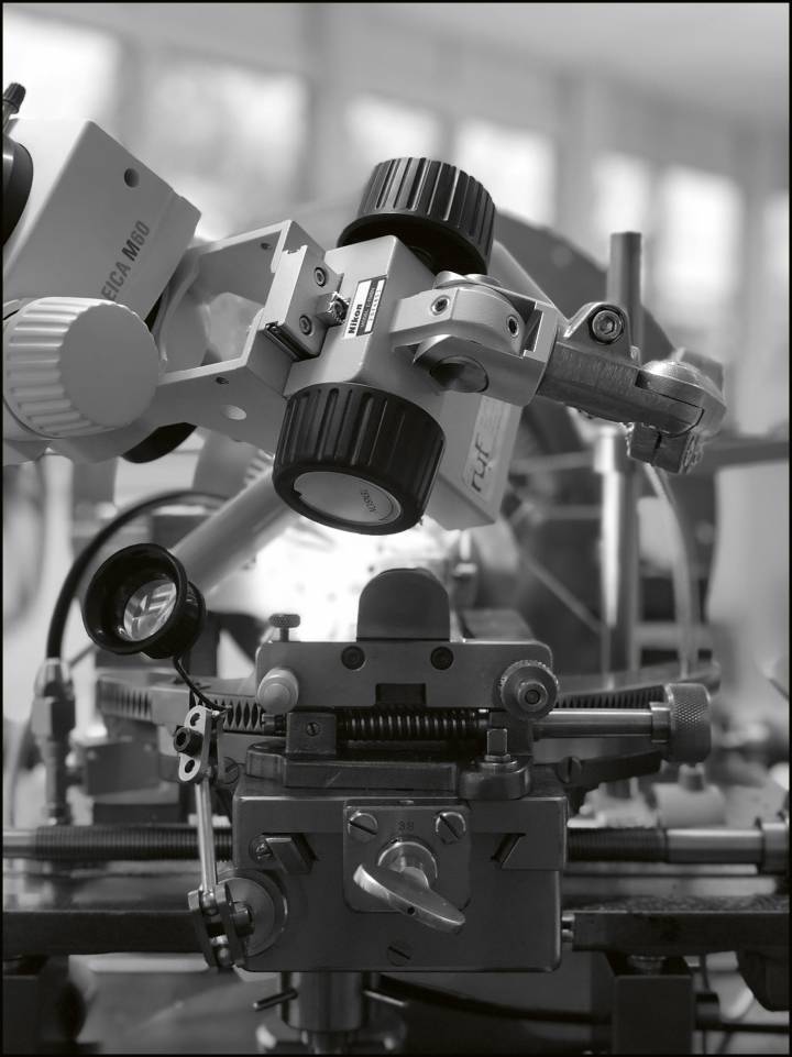 Tour à guillocher traditionnel. Atelier de la Fabrique du Temps Louis Vuitton, Genève.