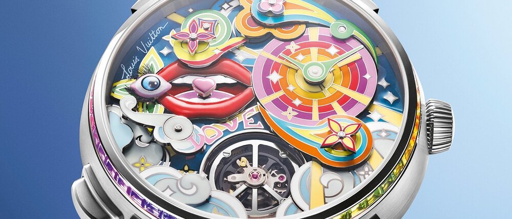 Louis Vuitton Tambour Taiko Arty Automata: psychédélique et romantique