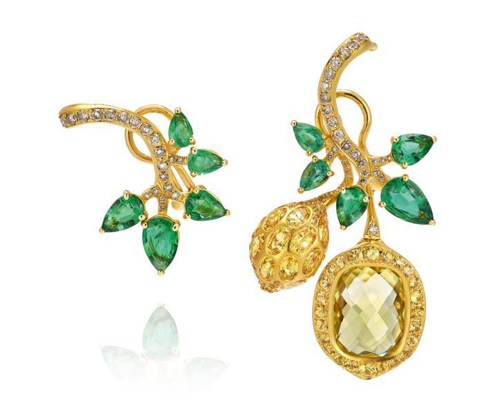 Boucles d'oreilles de la collection de haute joaillerie Revoir Palerme