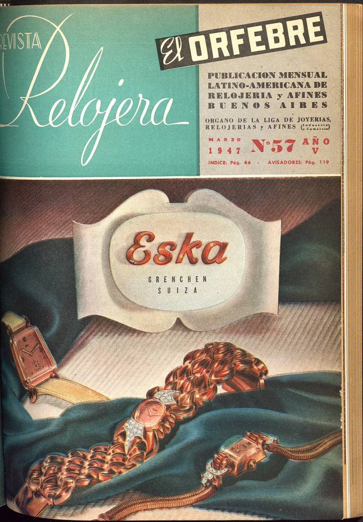 L'Argentine est un marché-clé pour la marque: Eska en couverture de notre édition dédiée en 1947.