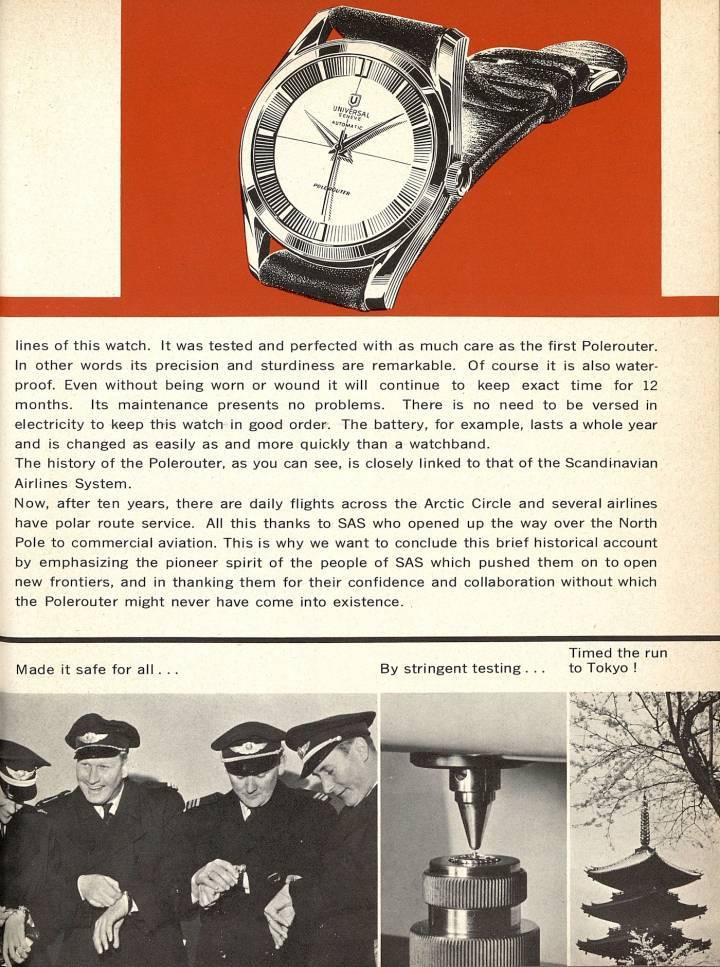 Un article sur la Polerouter publié dans Europa Star en 1965