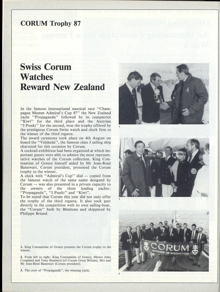 Une importante stratégie de relance pour Corum