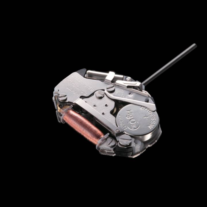 Le calibre quartz emblématique 2035 de Miyota, lancé en 1981 et dont il se serait vendu plus de 5 milliards d'unité en 45 ans. Hauteur 3.15mm. Précision ±20 sec par mois. Batterie 3 ans.