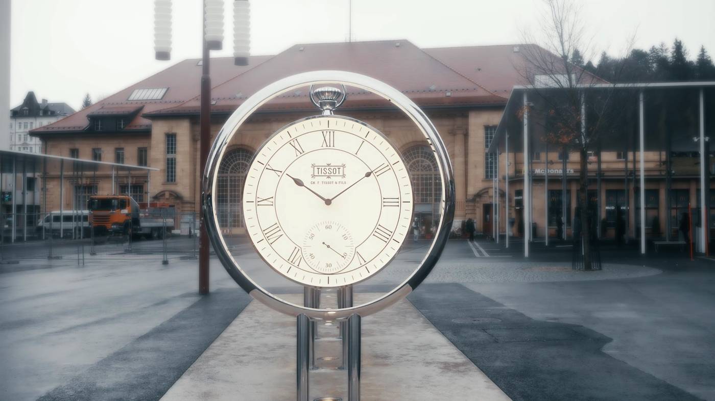 À La Chaux-de-Fonds, une spectaculaire horloge Tissot