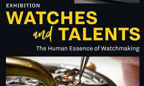 Annonce de l'exposition «Watches and Talents» à Genève