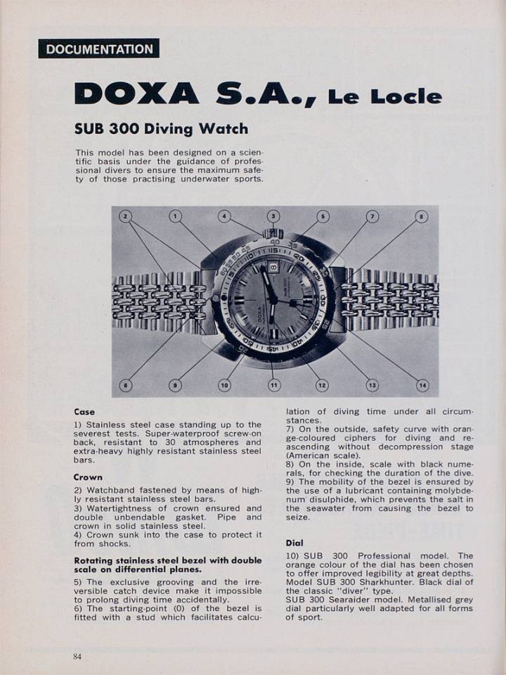 Doxa Sub: du temps de la montre-instrument