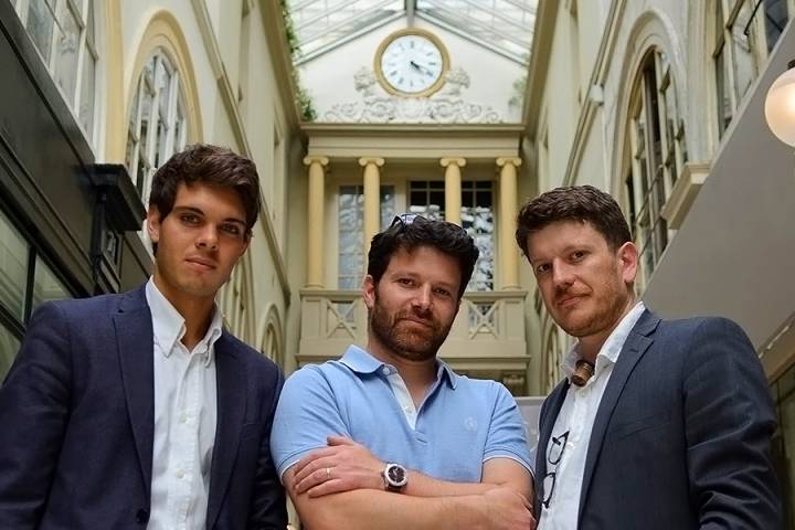 Emeric Delalandre, Henrik Gauché et Grégory Gauché, les fondateurs de Hegid