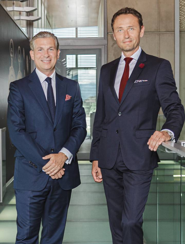 Louis Ferla et Laurent Perves, nouveau CEO de Vacheron Constantin