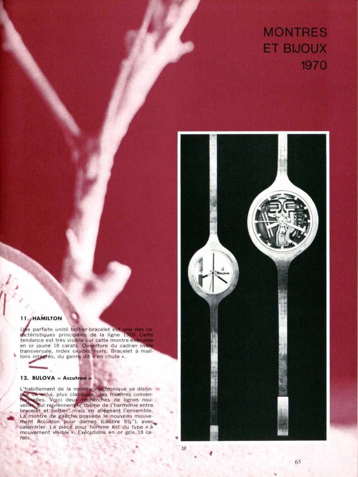 La mythique montre électronique Accutron de Bulova, dans un boîtier pour le moins surprenant, présentée au salon genevois.