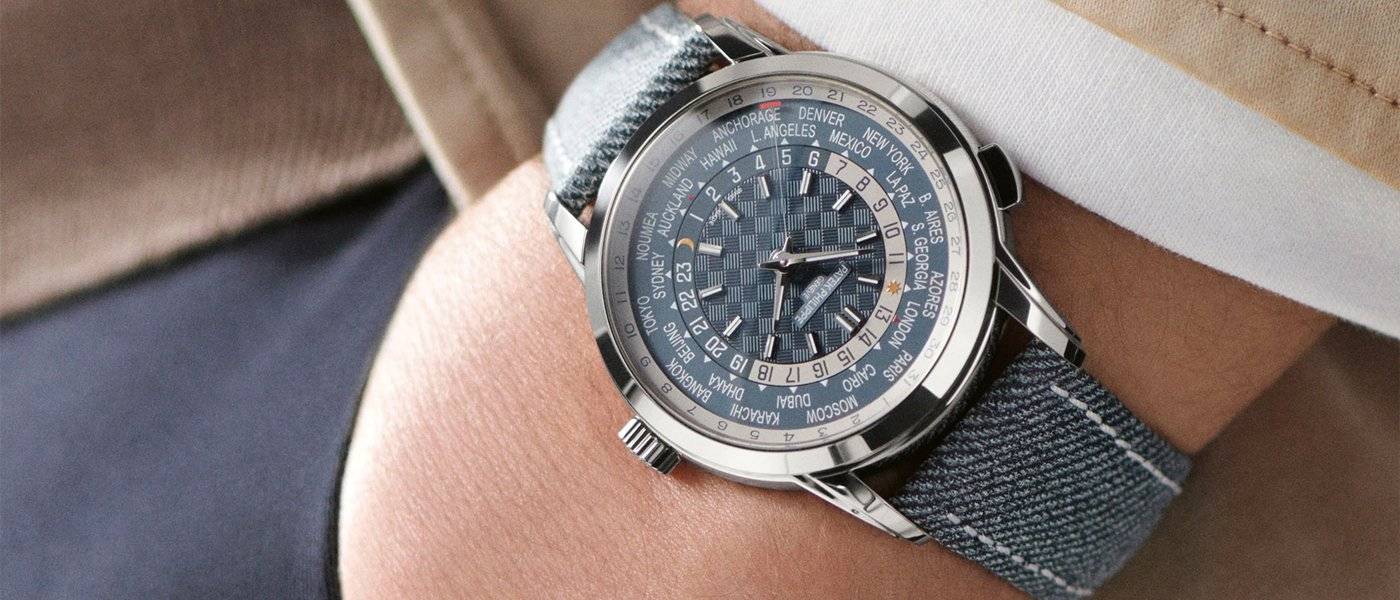 Patek Philippe: heure universelle, date locale