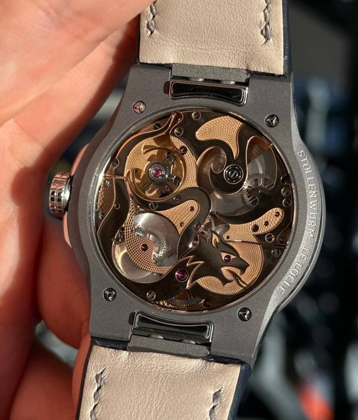 Stollenwurm, ésotérisme horloger