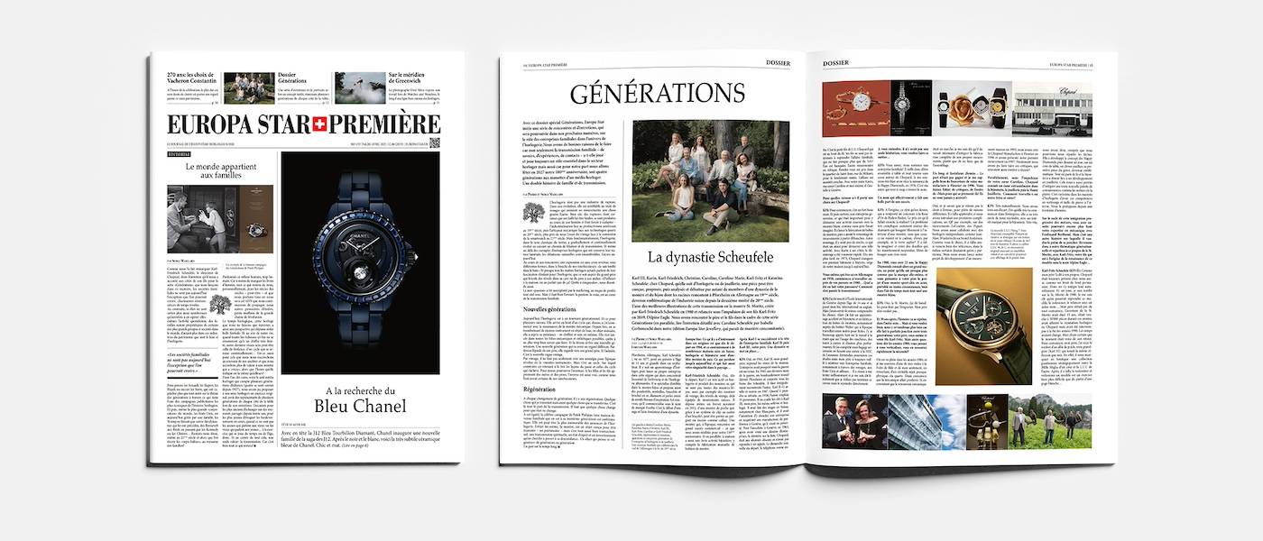 Découvrez le nouveau numéro d'Europa Star Première et son dossier Générations