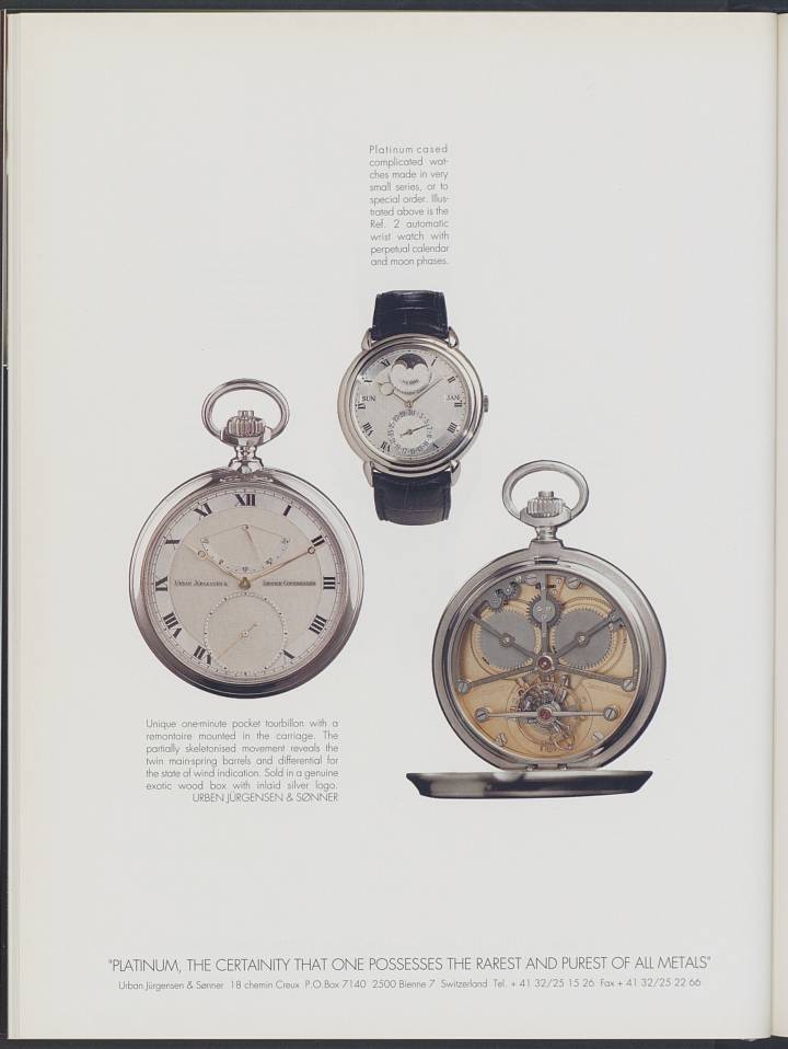 Grâce à l'impulsion de Peter Baumberger, Urban Jürgensen a contribué à la renaissance de la haute horlogerie mécanique après la crise du quartz.