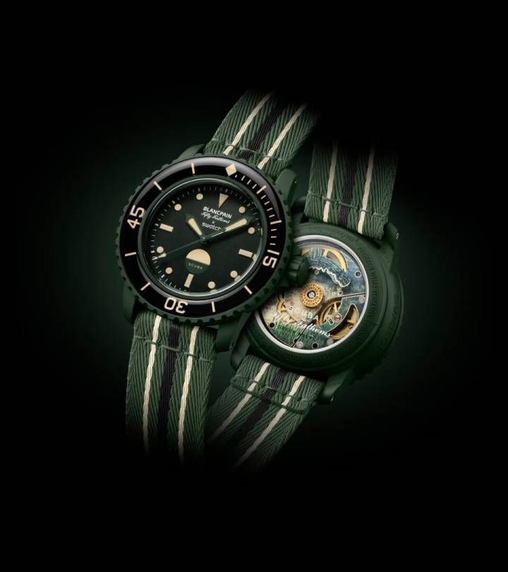Le calibre Sistem51 équipe notamment la collection Bioceramic Scuba Fifty Fathoms de Swatch, d'un prix de 375 CHF. Chaque modèle est étanche jusqu'à 50 fathoms («brasses», 91 m) et arbore une teinte vibrante inspirée de l'océan et de ses habitants colorés: les nudibranches.