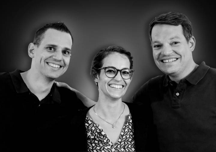 Benoit, Ophélie et Lucien Steinmann