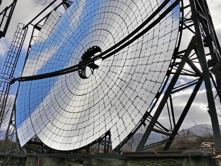 Le four solaire de Mont-Louis, où ont lieu les test semi-industriels menés par Panatere.