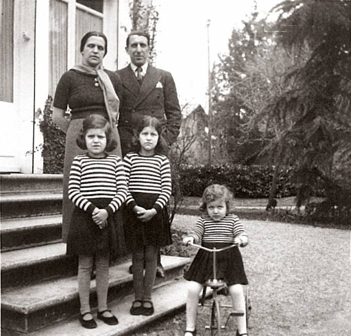 La famille Buchser dans les années 1930 à Genève
