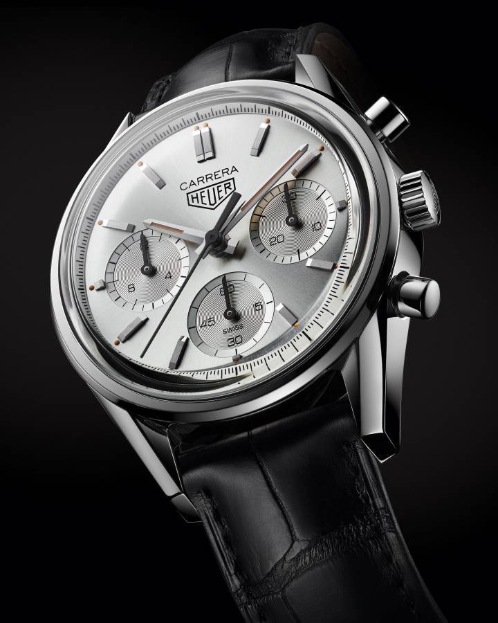 Exposant important, TAG Heuer fête cette année ses 160 ans. La marque a lancé la célébration en présentant cette Carrera 160 Years Silver Limited Edition.