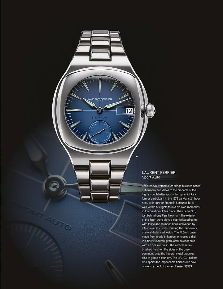 La sortie de la Sport Auto, répondant parfaitement aux codes de l'horlogerie la plus désirée de notre époque, a marqué un tournant pour Laurent Ferrier.