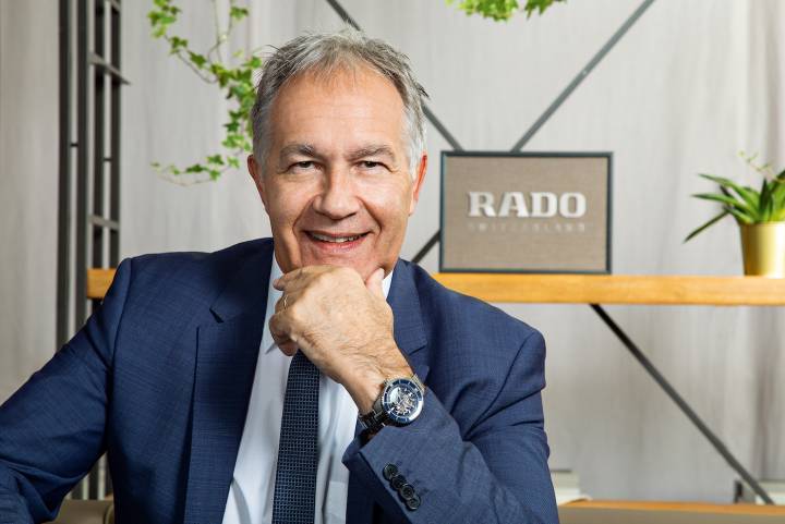  Après avoir dirigé Certina pendant 17 ans, Adrian Bosshard a pris la tête de Rado en 2020.