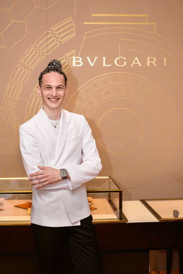 Le Chef Danny Khezzar est l'un des ambassadeurs montres de Bvlgari pour la Suisse. 