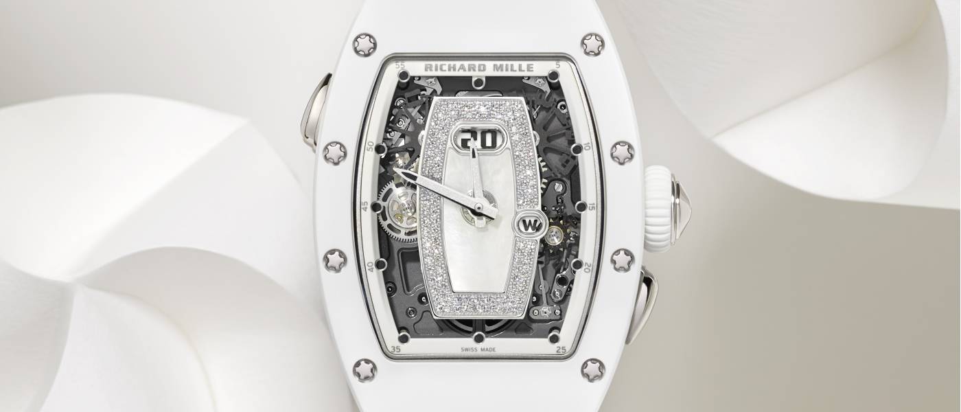 Richard Mille: nouveau modèle en céramique blanche