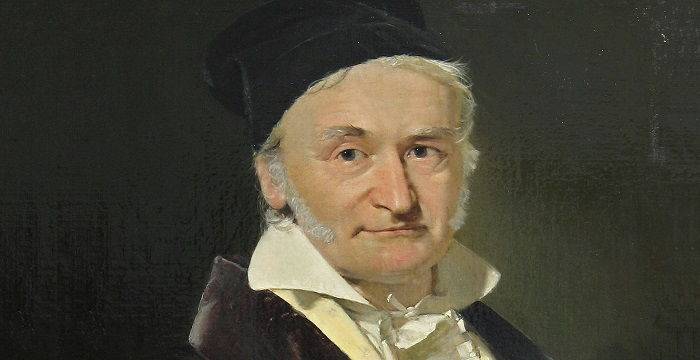 Carl Friedrich Gauss, prince des mathématiciens allemands au 19ème siècle, en l'honneur duquel a été nommée l'unité de mesure des champs d'induction magnétique terrestre