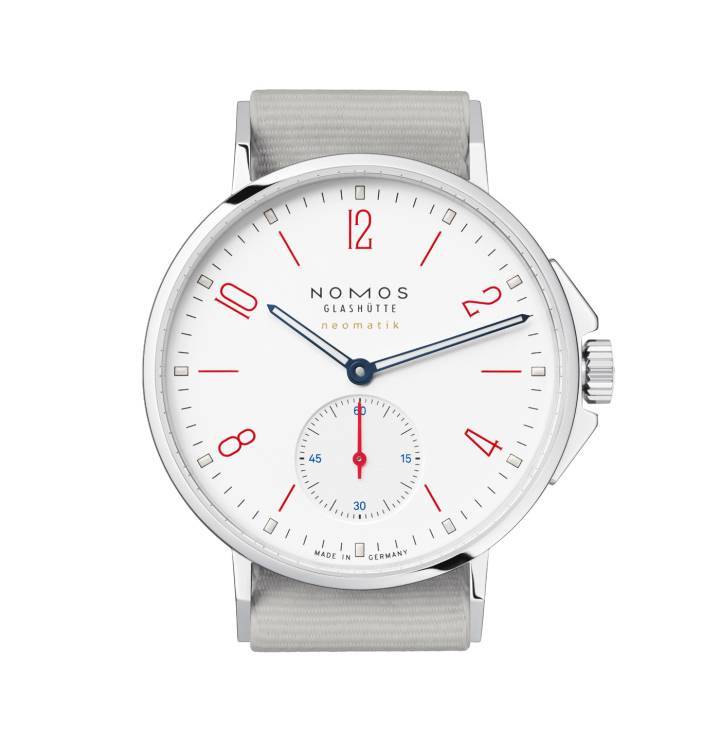 NOMOS GLASHÜTTE AHOI NEOMATIK SIGNALWEISS