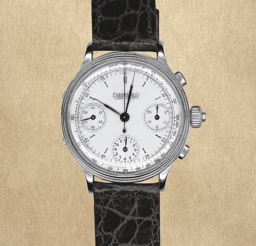 Années 1930. LE PREMIER CHRONOGRAPHE RATTRAPPANTE. Eberhard & Co. crée un chronographe rattrapante à porter au poignet permettant un double chronométrage. Un remarquable succès pour la Maison.
