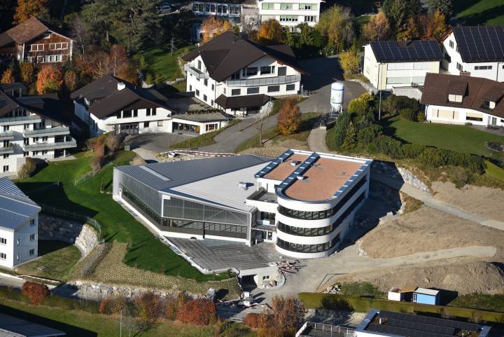 Les locaux des entreprises RC Tritec et de LumiNova Switzerland SA, à Teufen. ©RC Tritec