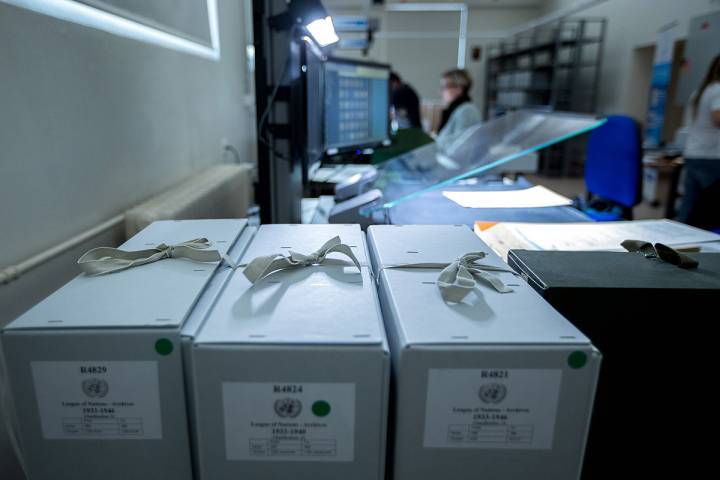 L'atelier de numérisation Arkhênum installé à Genève à l'ONU 