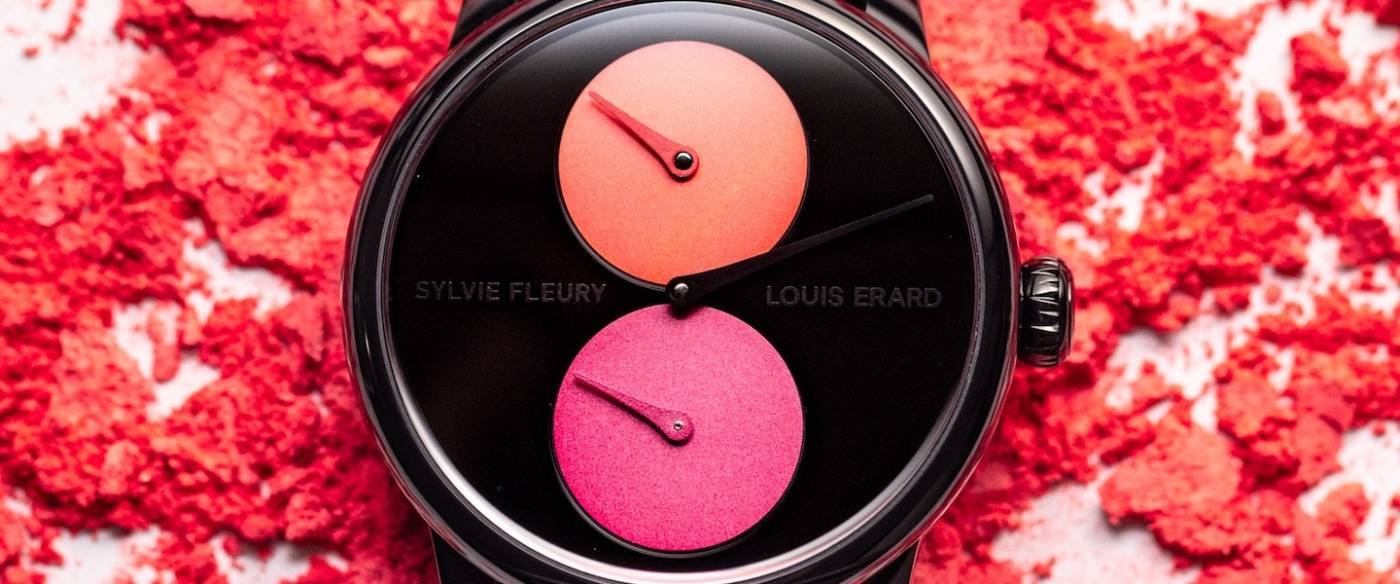 Avec Sylvie Fleury, Louis Erard voit les heures en rose 