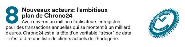 12 ruptures dans l'industrie horlogère