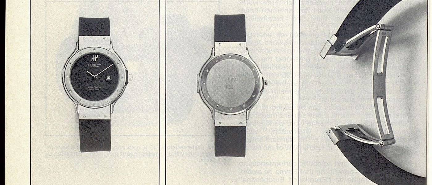 Hublot relance sa montre originelle de 1980