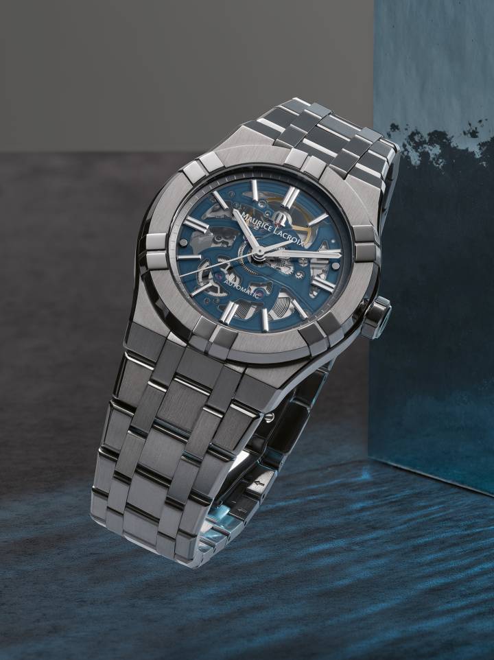 Maurice Lacroix a dévoilé de nouvelles déclinaisons de l'Aikon Automatic Skeleton, s'appuyant sur la popularité de la version monochrome de 39 mm, présentée pour la première fois en 2022.