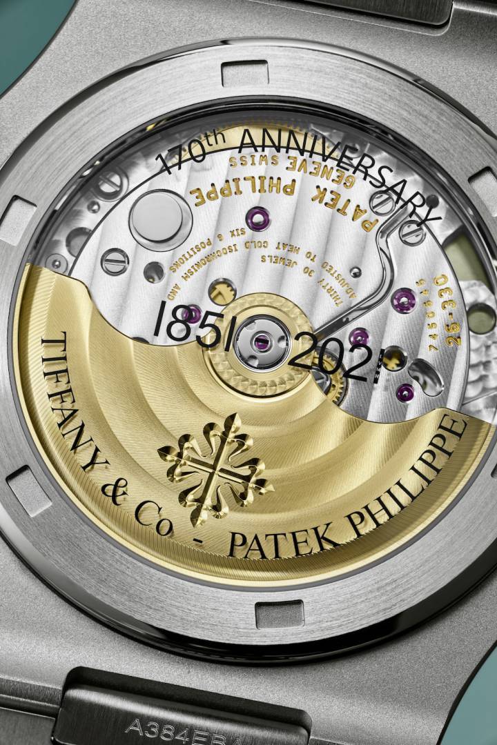 Patek Philippe présente une Nautilus exclusive avec Tiffany & Co.