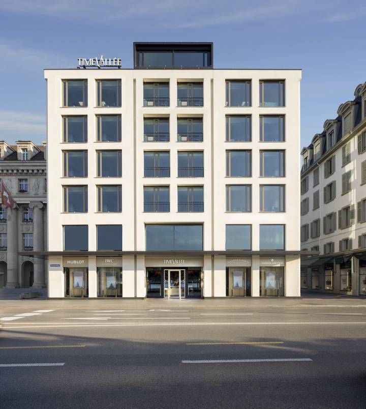 La nouvelle boutique TimeVallée opérée par Gübelin à Lucerne