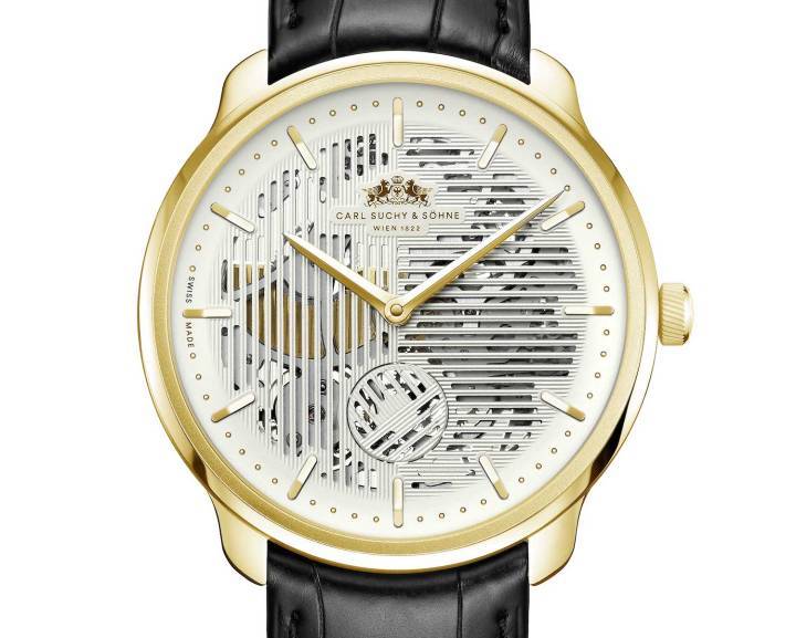 Le modèle Waltz N°1 Skeleton à cadran blanc