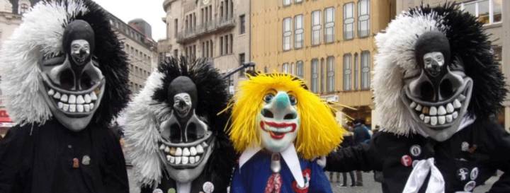 Carnaval de Bâle sur la Marktplatz