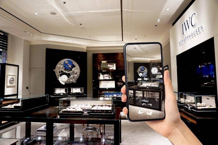 Visite à distance d'une boutique IWC grâce à la réalité virtuelle