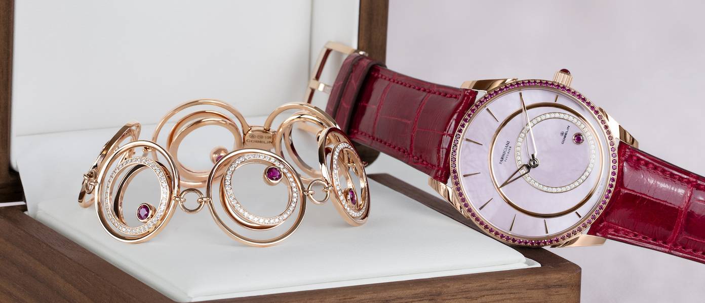Une montre joaillière de Gübelin et Parmigiani Fleurier