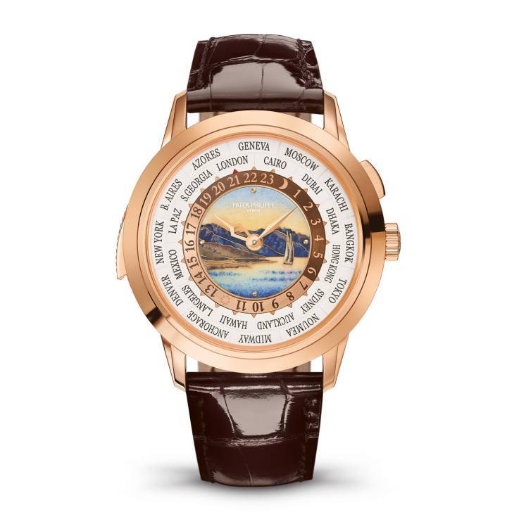 2018 – WORLD TIME MINUTE REPEATER REF. 5531 G – 40,2 mm CALIBRE R 27 HU: Après une première édition limitée pour «The Art of Watches» à New York en 2017, Patek Philippe intègre pour la première fois dans ses collections courantes la World Time Minute Repeater. Une montre qui a l'exceptionnelle particularité d'être équipée d'une répétition minutes qui sonne les heures locales de la ville positionnée à 12 heures.