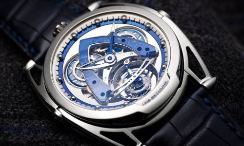 De Bethune: DB28 Steel Wheels Sapphire Tourbillon