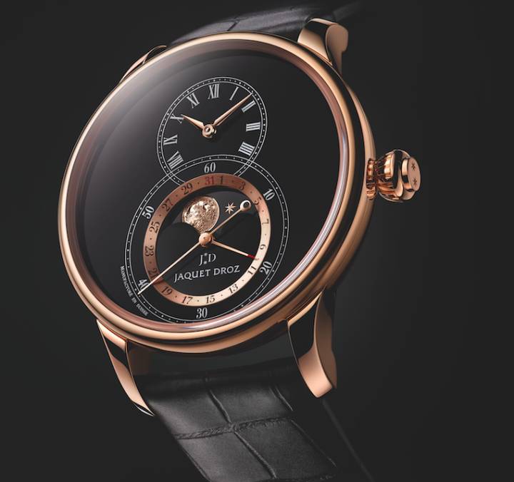 GRANDE SECONDE MOON BLACK ENAMEL