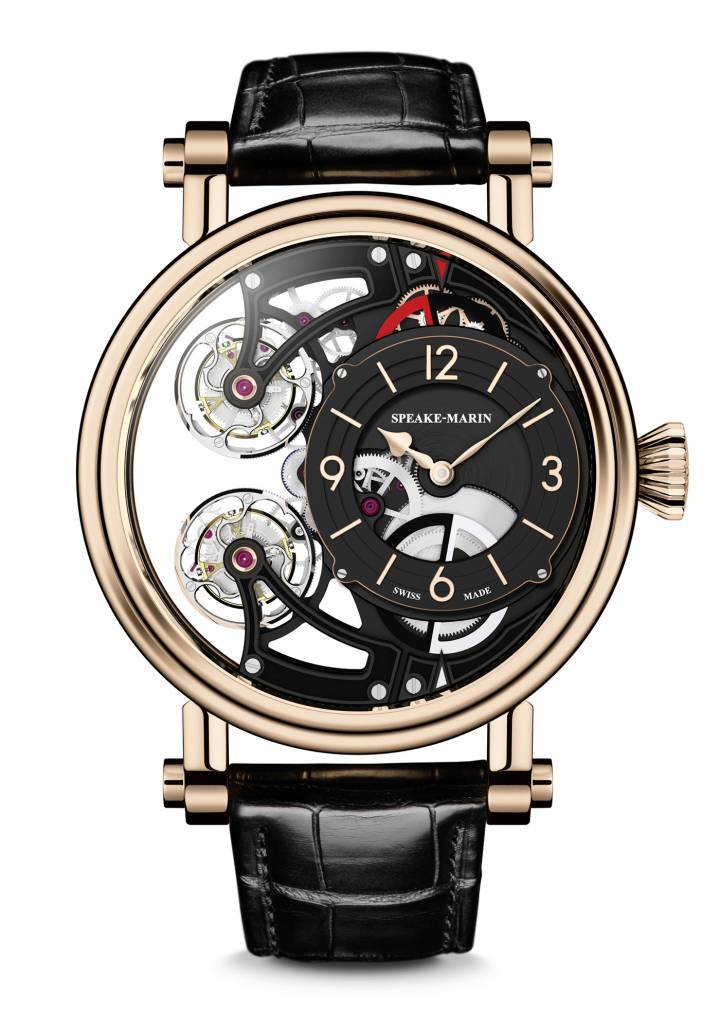 SPEAKE-MARIN DOUBLE TOURBILLON VERTICAL AJOURÉ