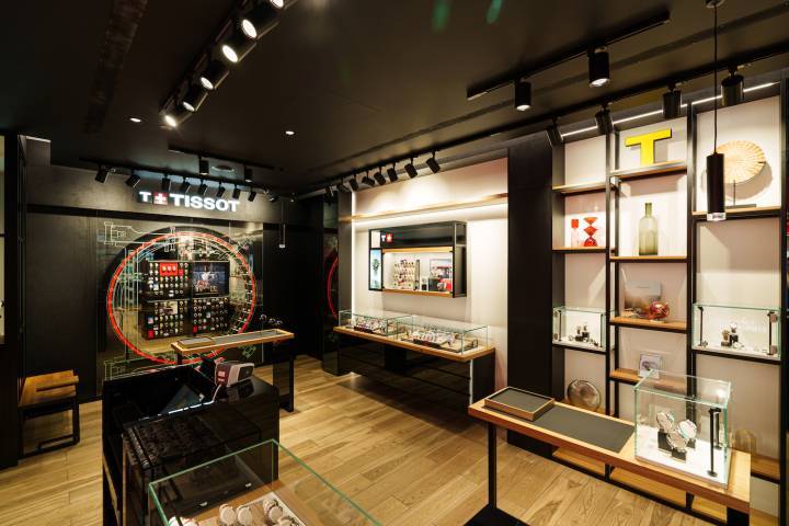 La nouvelle boutique Tissot sur la Bahnhofstrasse de Zurich