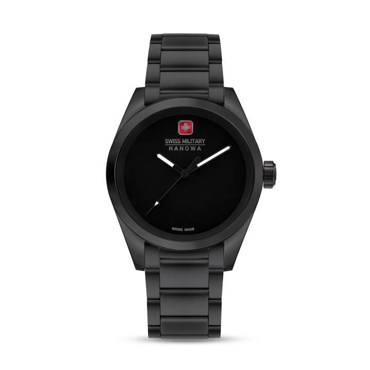 Le modèle Dark Matter: cadran en «Musou Black» qui absorbe 99,4 % de la lumière, boîtier de 42 mm et bracelet acier dans les mêmes tons, mouvement quartz Ronda. Une montre à la forte identité proposée à 329 CHF.