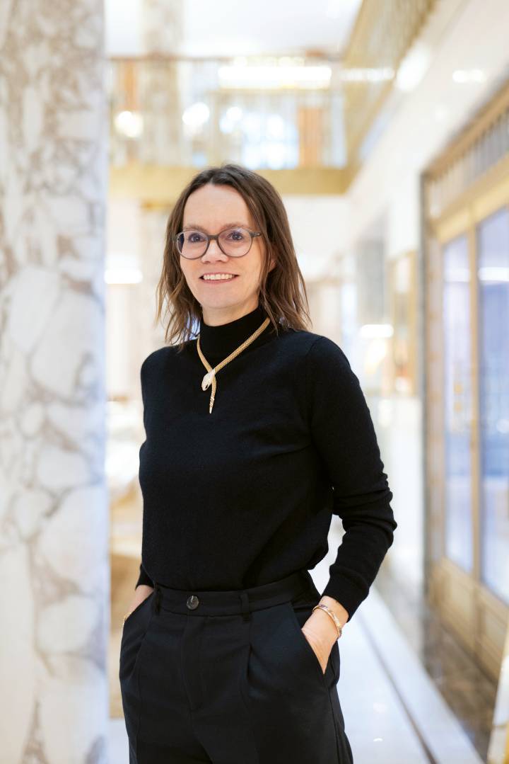 Corinne Le Foll, directrice de la division Joaillerie et Haute Joaillerie de Bvlgari.