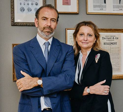 Barbara Monti et Mario Peserico, le duo à la tête d'Eberhard & Co.